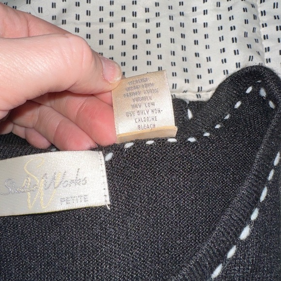 Studio Works Black Sleeveless Tank Top #1745 - Picture 8 of 9